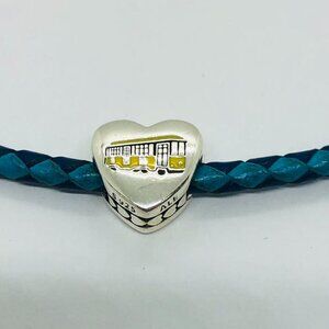 ✨✨Pandora Milano Italy Exclusive Trolley Bus Country Exclusive Heart Charm